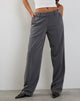 Afbeelding van Sirkia Lage Getailleerde Broek in Charcoal