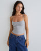 Afbeelding van Solay Vest Top in Grijs Marl