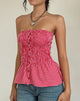 Afbeelding van Soter Top in Rood Gingham
