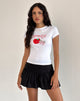 Afbeelding van Sutin T-shirt in Wit Fruitig