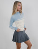 Afbeelding van Talya Jacket in Paneelblauw met Wit