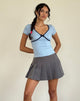 Afbeelding van Tasina Top in Nantucket Blue met Navy Binding