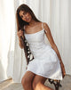 Afbeelding van Tasma Corset Top in Geweven Broderie Wit