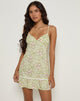 Afbeelding van Tatavi Mini Dress in Blooming Lily Green