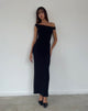 Afbeelding van Tehyun Maxi Dress in Rib Black