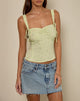 Afbeelding van Tismia Top in Fun Ditsy Floral Lime