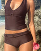 Afbeelding van Avi Zwemshort in Bruin met Riem