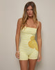 Afbeelding van Umeko Jumpsuit in Stripe Floral Buttermilk