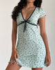 Afbeelding van Vaiso Mini Dress in Pretty Petal Green