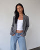 Afbeelding van Walid Cropped Blazer in Tailoring Charcoal