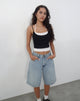 Afbeelding van Willia Two Toned Vest Top in Zwart en Wit