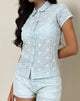 Afbeelding van Winaya Blouse in Broderie Ijsblauw
