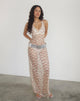 Afbeelding van Valtheni Maxi Dress in Chic Petal Pink Lace