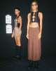 Afbeelding van Lassie Midi rok in Mesh Bruin