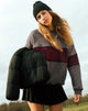 Afbeelding van Samara Sweatshirt in Cloudburst Oxblood Zwart