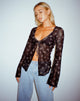BEELD VAN Leony Cardi in Femme Floral Zwart en Goud