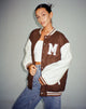 Afbeelding van Bama Varsity Jacket in bruin beige