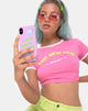 Afbeelding van Telefoonhoesje in Mat Roze met Hot New Me X Top Girl