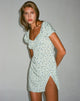 Afbeelding van Nesrie Mini Dress in Pretty Petal Green