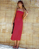 Afbeelding van Sky Midi Dress in Tango Red