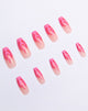 Afbeelding van Shrine X Alice MC Pink Flame Nagels