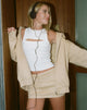 beeld van MOTEL X OLIVIA NEILL Caena Top in Rib Star White