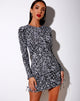 Afbeelding van Arendelle Bodycon Jurk in Abstract Animal