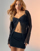 beeld van ELDON SKIRT ZWART
