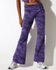 Afbeelding van Eda Flare broek in Desert Terrain paars