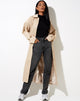Afbeelding van Assa Trenchcoat in Beige met Stripe Voering