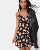 Afbeelding van Auvaly Slip Dress in Antique Rose Zwart