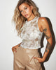 Afbeelding van Barika Top in Mesh Sage Smoke