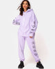 Afbeelding van Oversize Hoody in Lila All Of My Bones