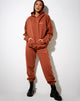 Afbeelding van Basta Jogger in Burnt Brick Be Nice Label Embro