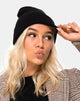 Afbeelding van Beanie muts in zwart