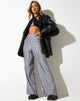 BEELD VAN Bian Broek in Crinkle Zilver