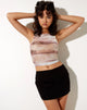 Afbeelding van Binka Vest Top in Abstract Dierenweefsel