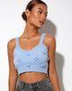 Afbeelding van Birra Crop Top in Baby Blue
