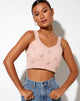 Afbeelding van Birra Crop Top in Zacht Roze