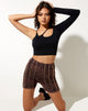 Afbeelding van Bisma Short in Summer Rays Bruin