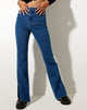 Afbeelding van Split Bootleg Jeans in Mid Wash
