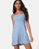 Afbeelding van Boyasly Jurk in Skater Polka Blauw