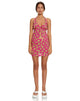 beeld van MOTEL X BARBARA Roula Top in 90s Beachy Floral Hot Pink