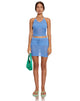 beeld van MOTEL X BARBARA Gatik minirok in blauw
