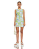 beeld van MOTEL X BARBARA Gele Bodycon Dress in Neon Brushstroke Floral
