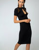 Afbeelding van Callow Bodycon Dress in Zwart