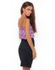Afbeelding van Motel Slip Cami Crop in Mandala Rood