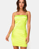 Afbeelding van Cecile Jurk in Neon Geel