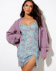 Afbeelding van Coti Bodycon Jurk in Rosa Poederblauw