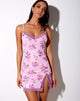 Afbeelding van Coti Bodycon Jurk in Dusky Rose Kant